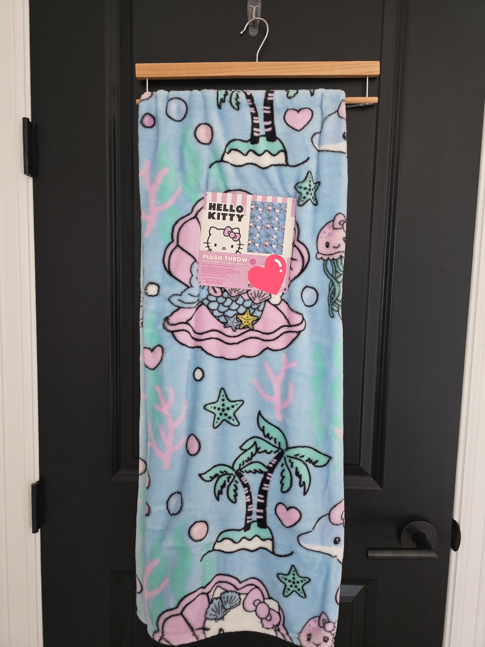 NWT Hello Kitty Mermaid Throw